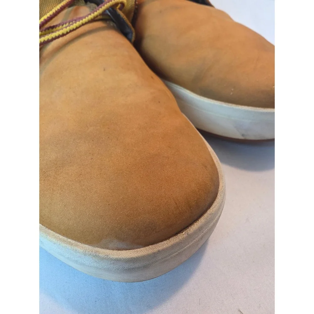 Timberland Davis Square Chukka Boots Wheat Nubuck Cordura Mens 10.5 A1MHZ